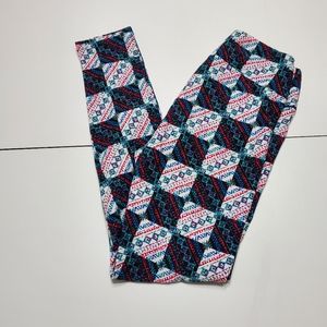 LuLaRoe‎ square Graphic allover fancy artistic pant